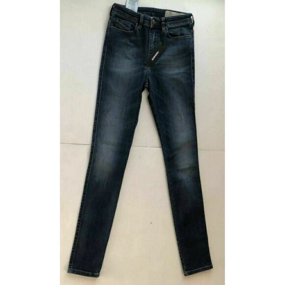Diesel Womens Blue Skinzee  Slim Skinny  W25 L30 - Picture 2 of 12